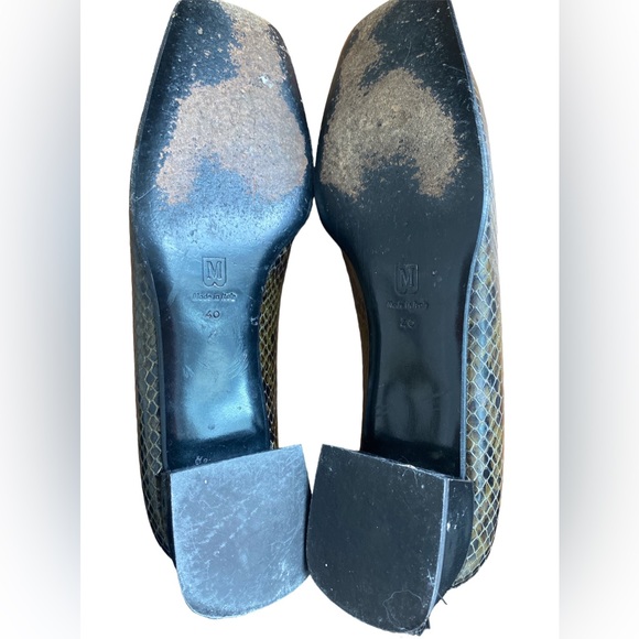 Magli Classic Animal Print Snakeskin Pump Shoe Size 40 / 9-9.5 - Picture 7 of 9